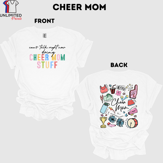 Doing Cheer Mom Stuff Soft style Cotton T-Shirt