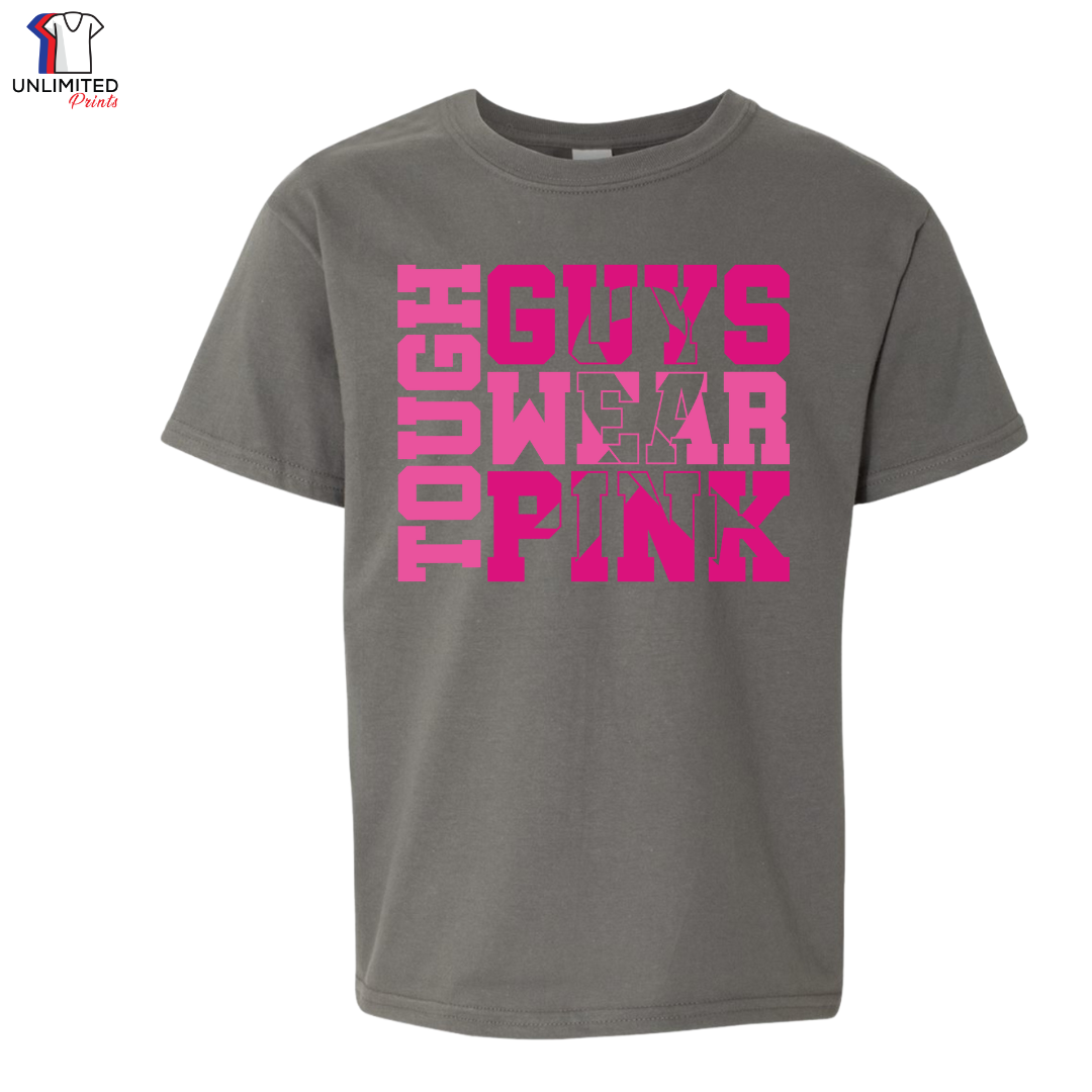 Tough Guys wear Pink Cotton T-Shirt