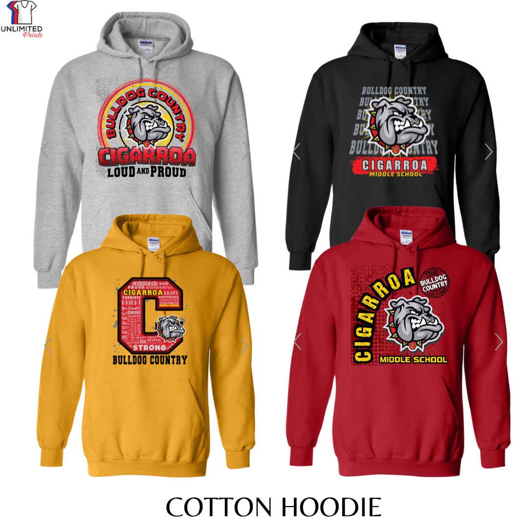 Cigarroa Middle School Cotton Hoodie