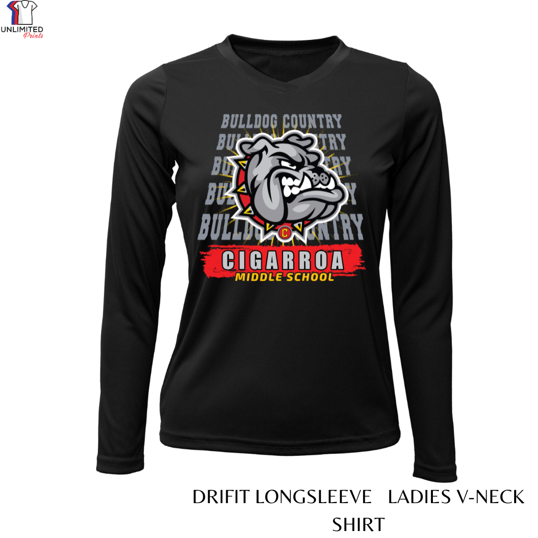 Cigarroa Middle School Black Shirt