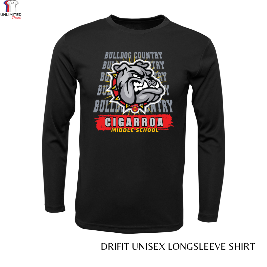 Cigarroa Middle School Black Shirt