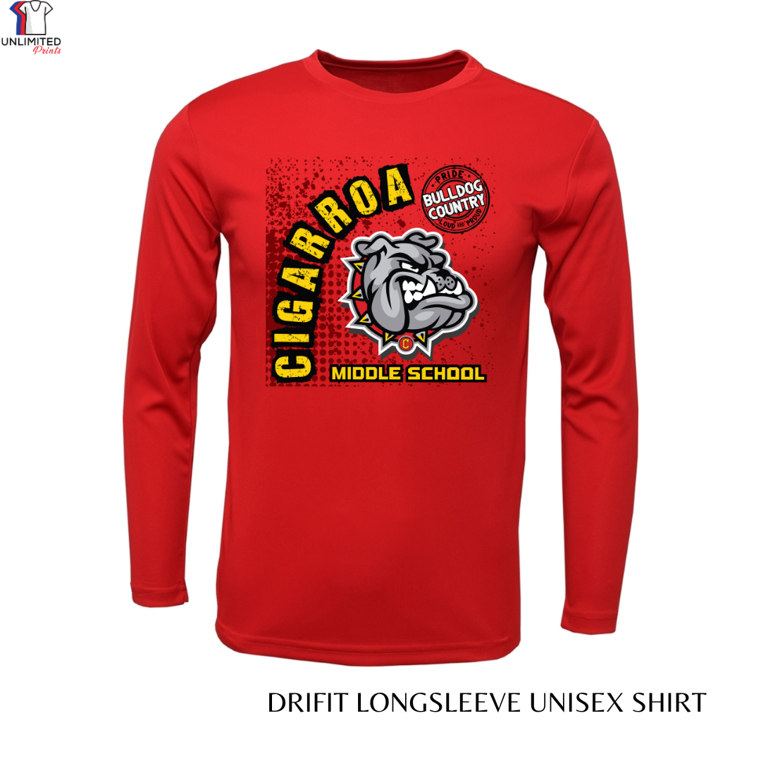 Cigarroa Middle School Red Shirt