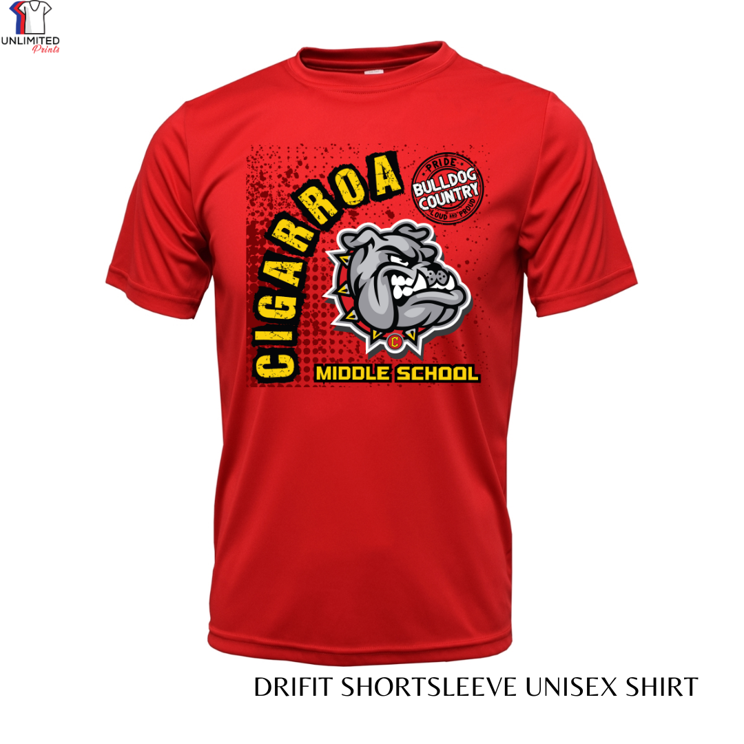 Cigarroa Middle School Red Shirt