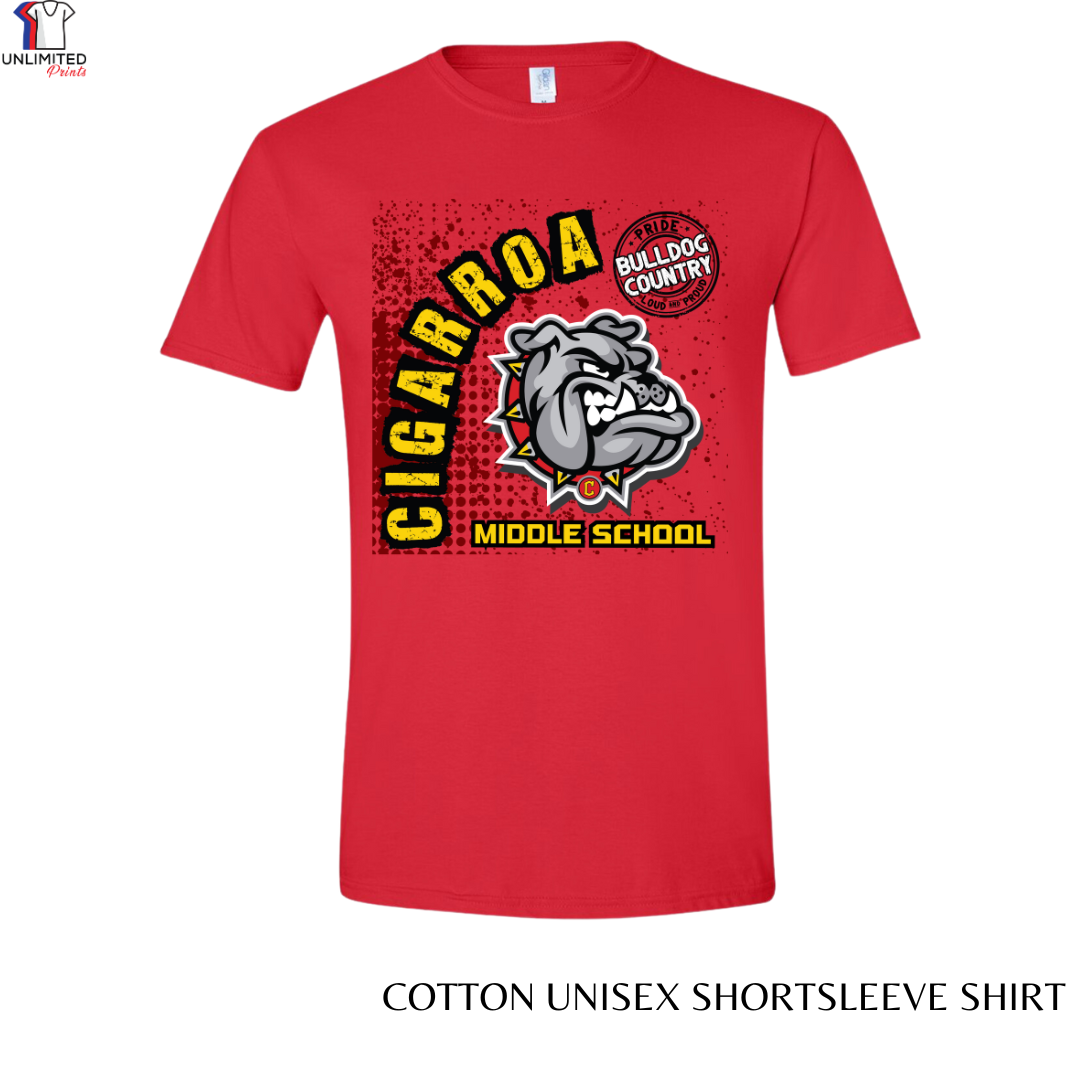 Cigarroa Middle School Red Shirt