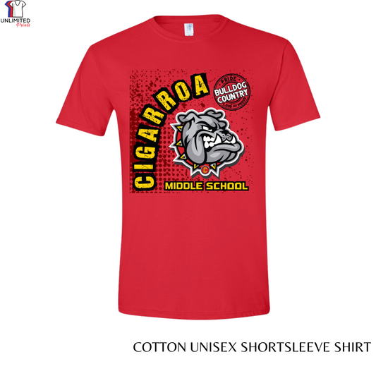 Cigarroa Middle School Red Shirt