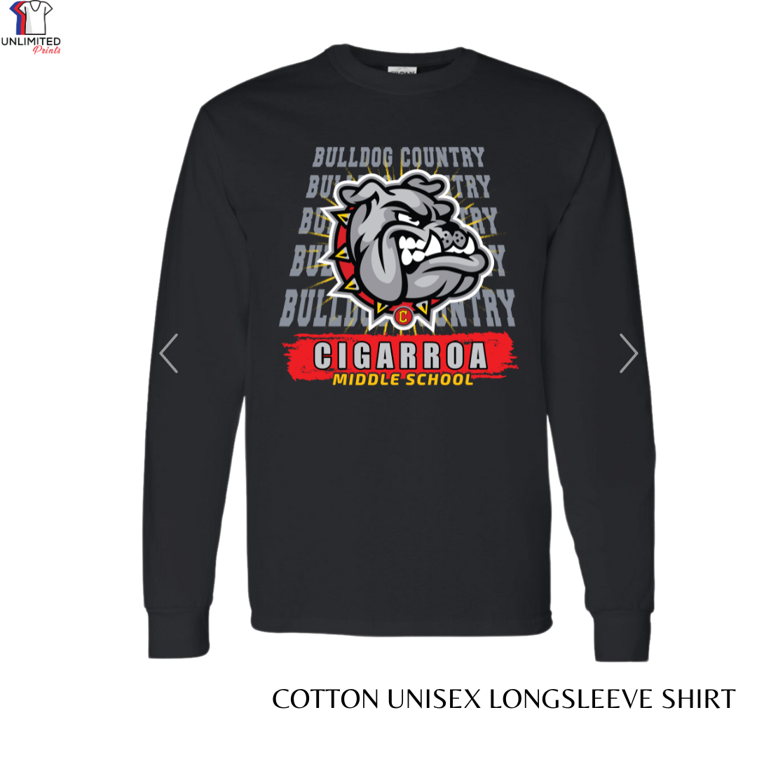 Cigarroa Middle School Black Shirt