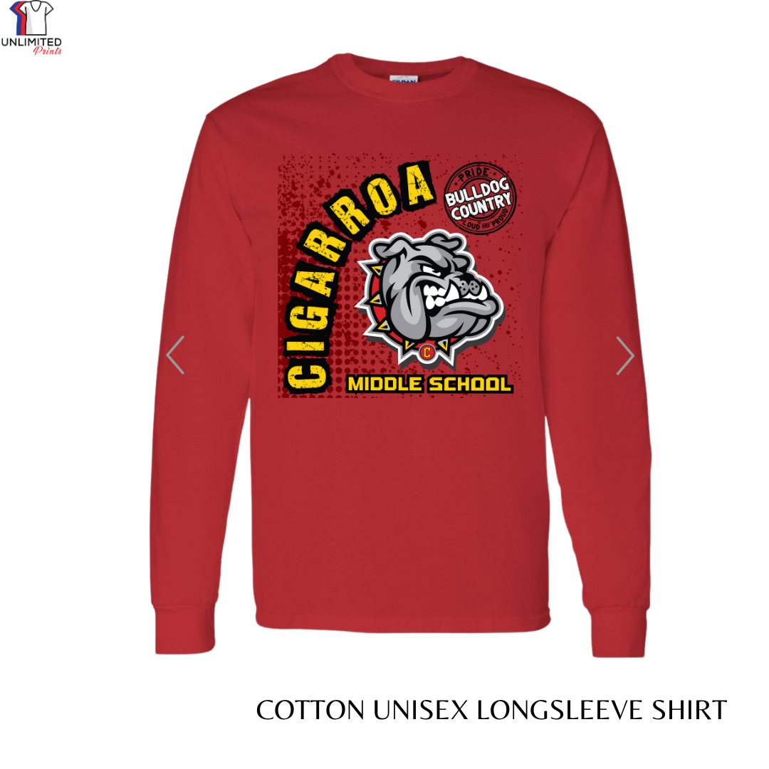 Cigarroa Middle School Red Shirt