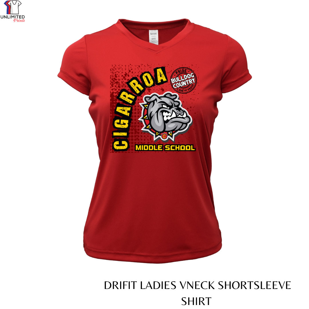 Cigarroa Middle School Red Shirt