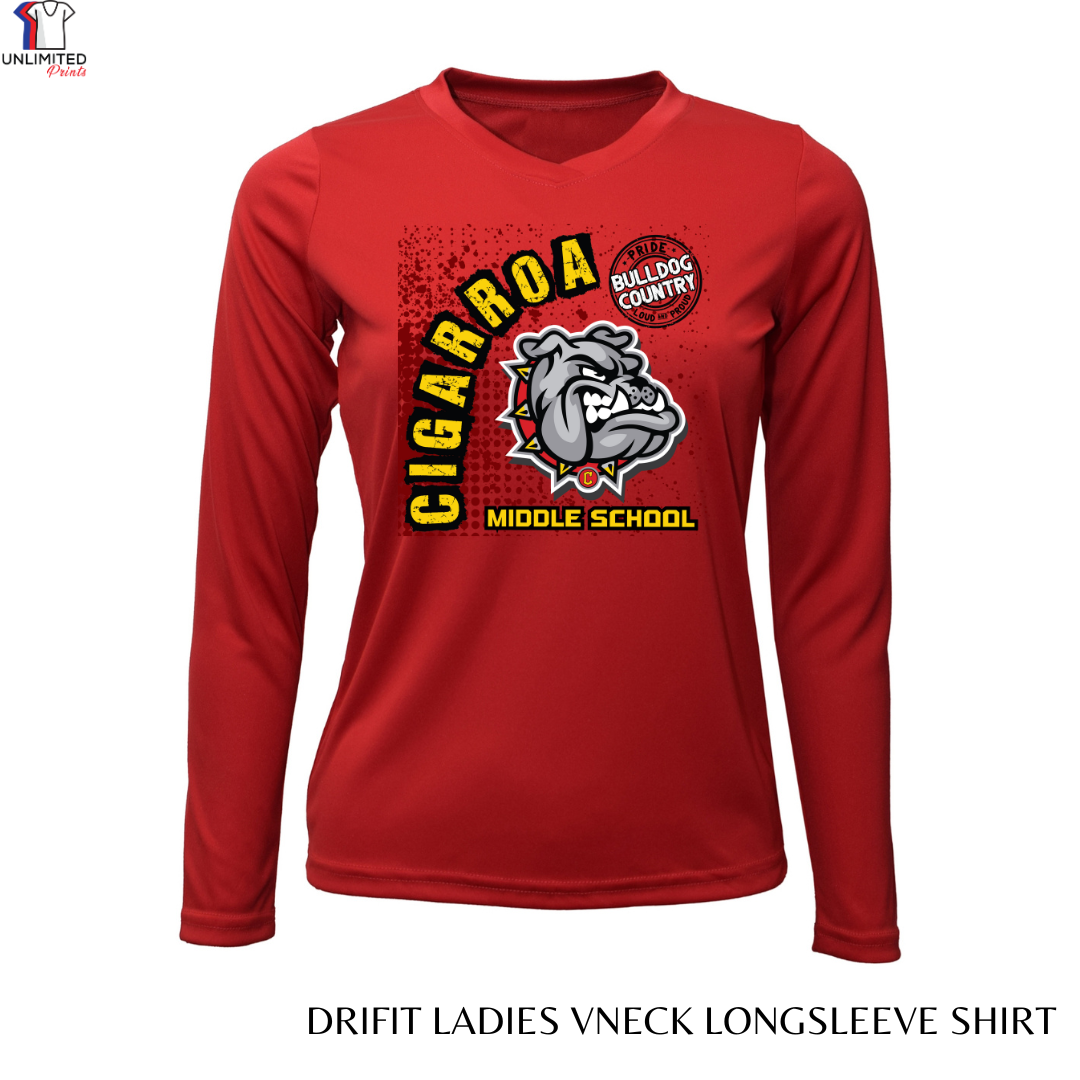 Cigarroa Middle School Red Shirt