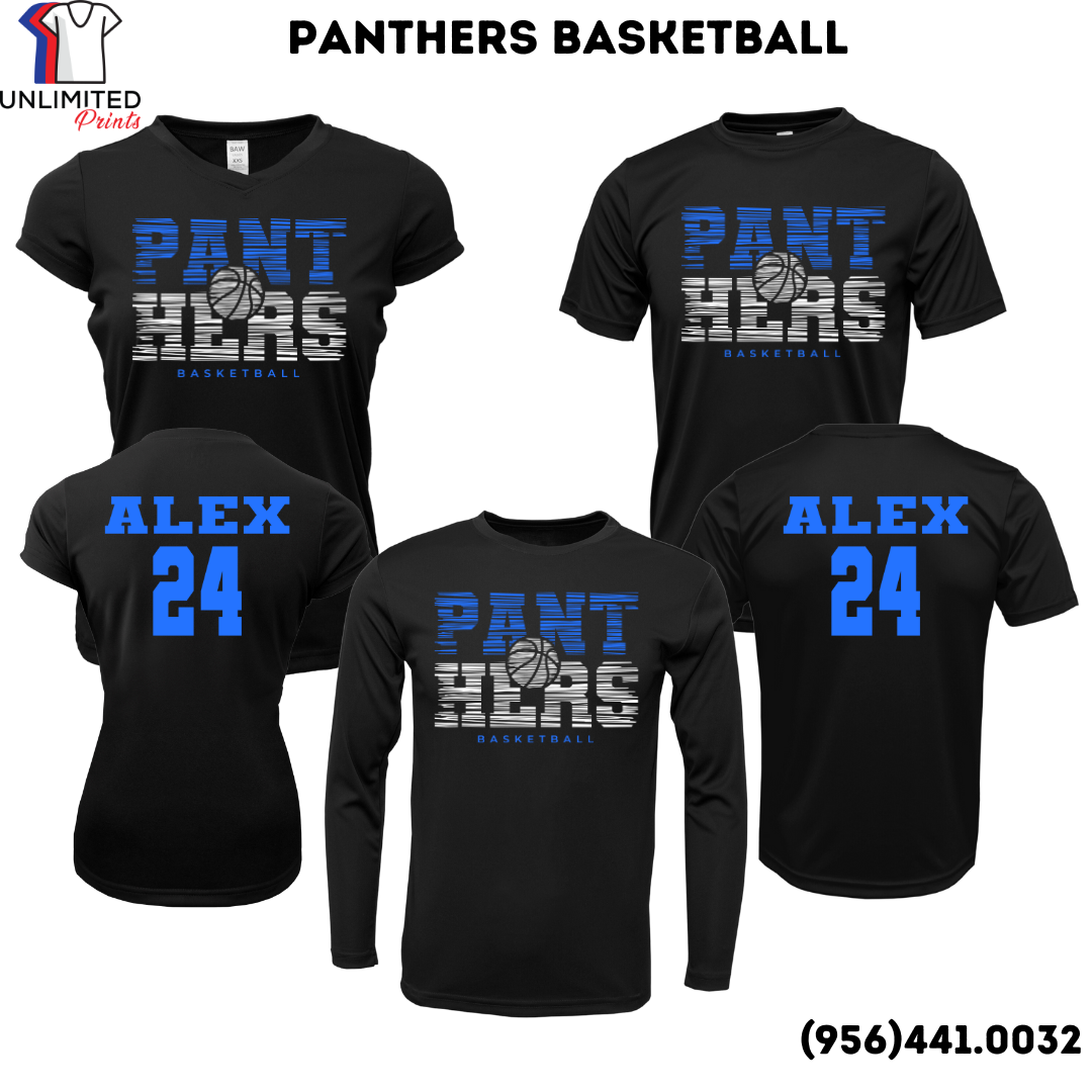 Panthers Basketball Dri-fit Shirts