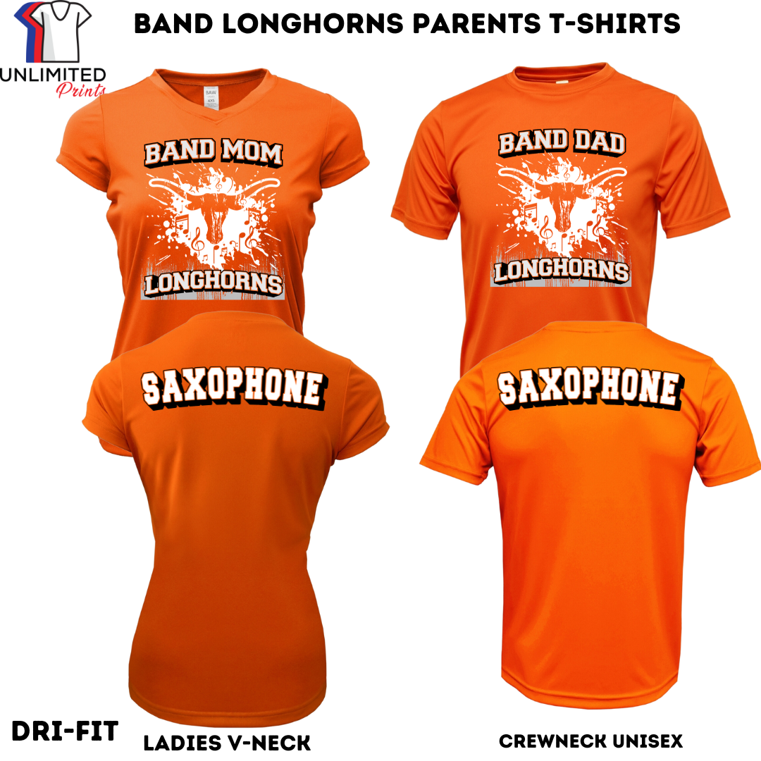 Longhorns Band Parents Shirt