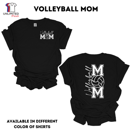 Volleyball Mom Front and Back