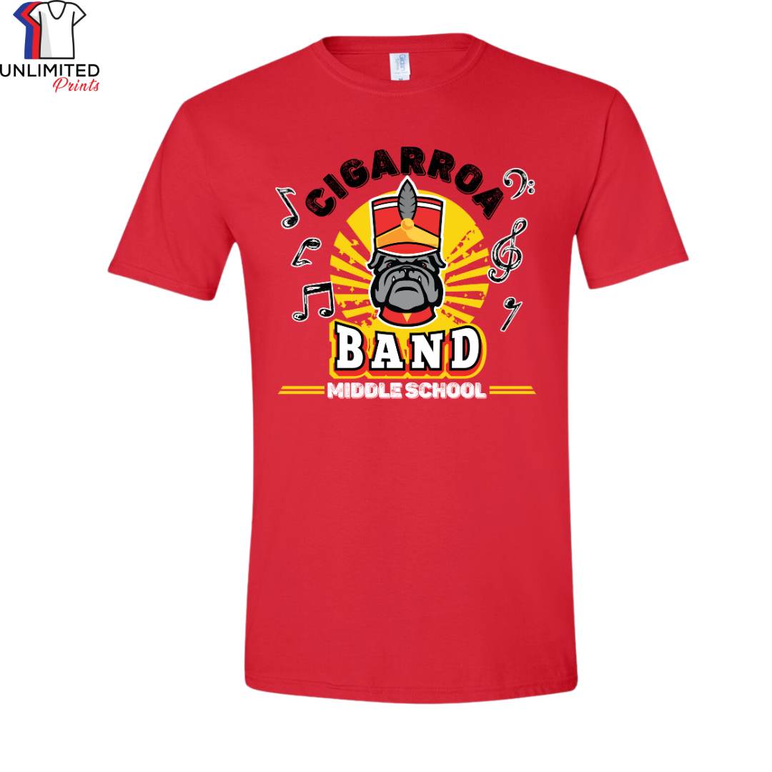 CMS Band Red Shirt