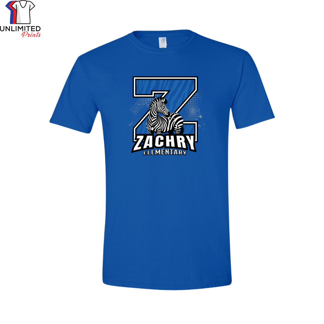 Z Zachry Elementary Royal Blue Soft style Cotton Shirt