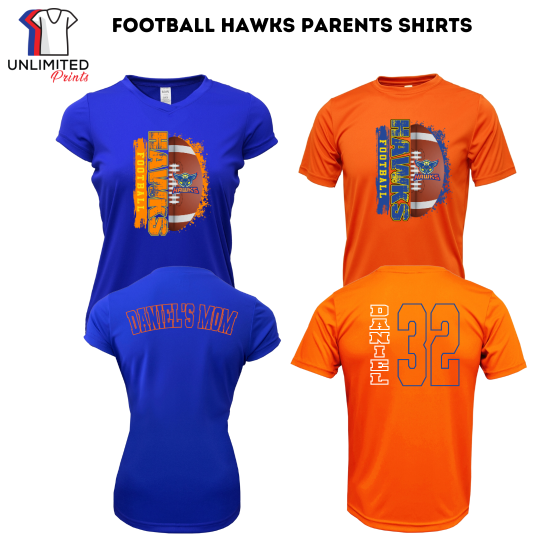 Hawks Football Parents Shirt