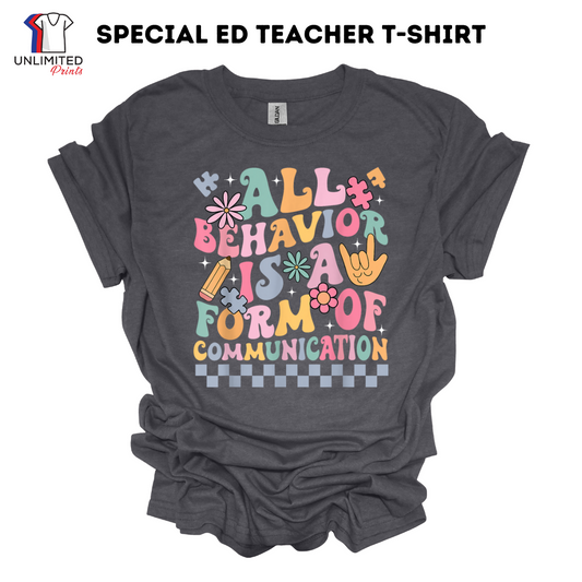 All Behavior is a form of Communication Soft style Cotton T-Shirt