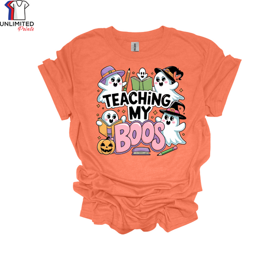 Teaching my Boos Unisex Soft style Cotton Shirt